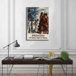 Kroey WWII Liberty Vintage Canvas Wall Art