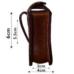Vintage Leather Ammo Pouch for Slingshots (Brown)
