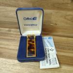 Colibri Touch Sensor Pocket Lighter - Black Gold