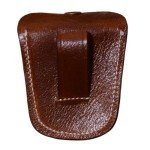 Vintage Leather Ammo Pouch for Slingshots (Brown)