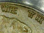 1955 Double Die Wheat Cent ANACS AU-50
