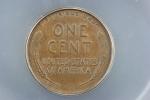 1955 Double Die Wheat Cent ANACS AU-50