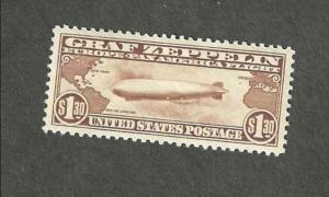 1930 $1.30 Zeppelin Issue MH OG Stamp