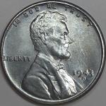 1943-D Lincoln Wheat Cent Steel Emergency Issue