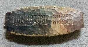 Tombstone Silver Nugget 10 oz Silver Bar