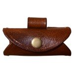 Vintage Leather Ammo Pouch for Slingshots (Brown)