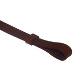 Buffalo Leather Cobra-Style Rifle Gun Sling - Chestnut