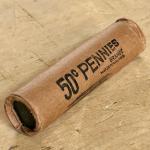 1943 Steel Lincoln Wheat Pennies - 50 Coins