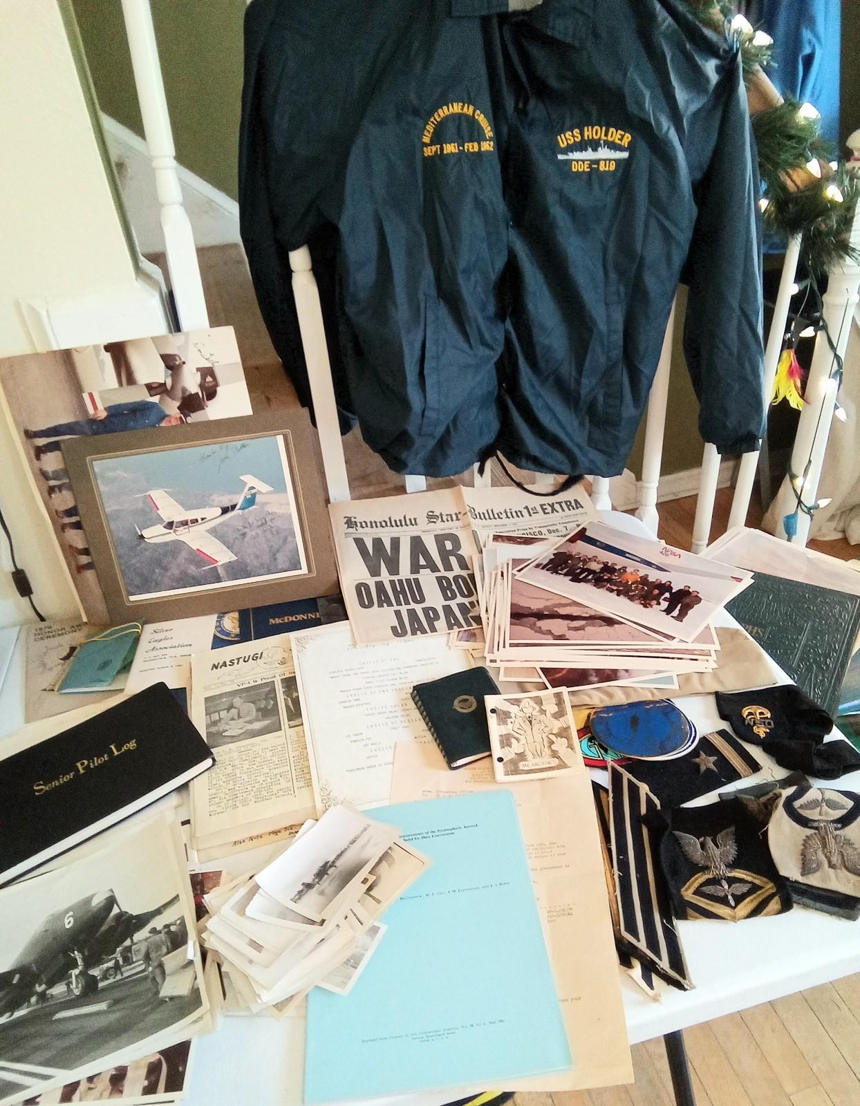 WWII Navy Pilot NASA Flight Collectible Memorabilia