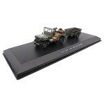 1:43 Willys Jeep Utility Truck with Trailer