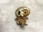 Snoopy Apollo 11 NASA Astronaut Vintage Pin