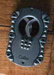 Colibri Quasar Grey Cigar Cutter with 2 Blades