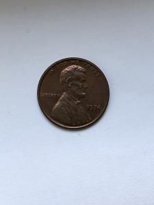 1974 Lincoln Penny Without Mint Mark