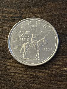 Royal Canadian Mounted Police 25 Cents Coin