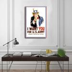 Kroey WWII 'I Want You' Army Canvas Art
