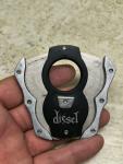 Colibri Double Guillotine Cigar Cutter - Black/Silver