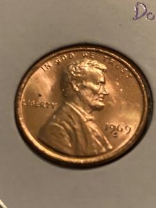 1969 Double Die Lincoln Memorial Penny Error