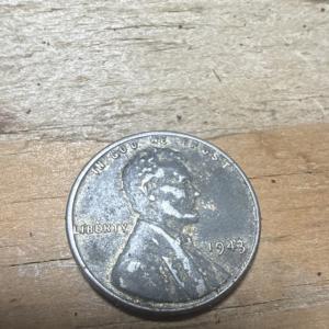 1943 Lincoln Steel Wheat Cent Coin