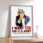 Kroey WWII 'I Want You' Army Canvas Art