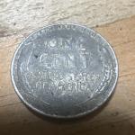 1943 Lincoln Steel Wheat Cent Coin