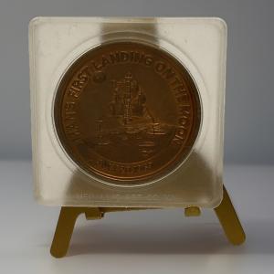 Apollo 11 Copper Medallion - First Moon Landing