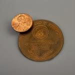 Apollo 11 Copper Medallion - First Moon Landing