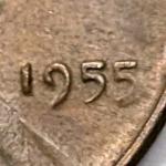 1955 Lincoln Wheat Cent - Doubled Die Edition