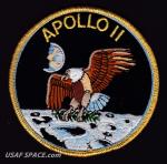 Apollo 11 NASA Space Mission Patch - Armstrong, Aldrin, Collins