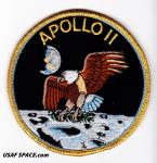 Apollo 11 NASA Space Mission Patch - Armstrong, Aldrin, Collins