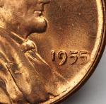 1955 P 1c Lincoln Wheat Double Die Penny