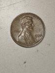 1974 Copper Lincoln Penny Off Center Strike