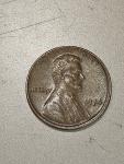 1974 Copper Lincoln Penny Off Center Strike