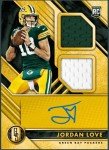 Jordan Love 2020 Panini Gold Rookie Autograph Card
