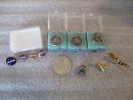 NASA Apollo 11 Flown Coin & Skylab Pendants
