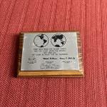 1969 Apollo 11 Moon Landing Commemorative Plaque