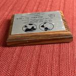 1969 Apollo 11 Moon Landing Commemorative Plaque