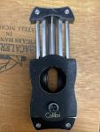 Black Colibri V-Cut Cigar Cutter with Push Button