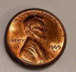 1969-S Lincoln Cent Double Die Variety