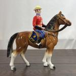 Royal Canadian Mounted Police Vintage Hand-Painted Figure