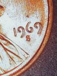 1969S Double Die O Uncirculated Mint Penny