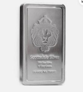 10 oz Scottsdale STACKER® Silver Bar .999 Fine