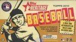 2010 Topps Heritage Baseball Hobby Box
