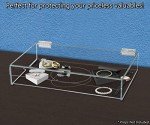 Acrylic Locking Display Case for Collectibles - 6 Pack