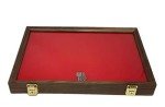 Walnut Display Case for Arrowheads, Knives, Coins