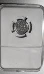 1943 P Lincoln Steel Wheat Cent in NGC Case