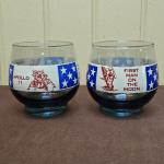Apollo 11 First Moon Landing Souvenir Glasses Set