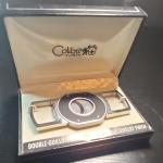 Colibri Double-Guillotine Cigar Cutter, Jewelry Finish