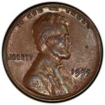 1955 Doubled Die Obverse 1C Coin, AU53BN