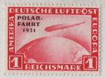 1931 Zeppelin Polar Flight Germany Stamp #C40
