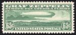 U.S. Scott C13 65¢ Green GRAF Zeppelin Stamp
